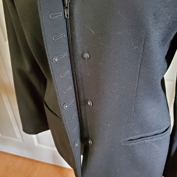 4P Suit Jacket Black w/beautiful decoration - Picture 5 of 6